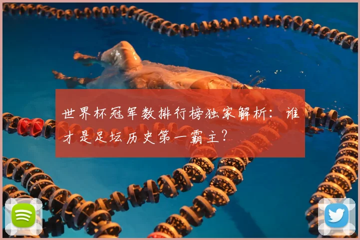 世界杯冠军数排行榜独家解析：谁才是足坛历史第一霸主？